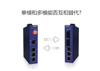 工業交換機的單模和多模能否互相替代？